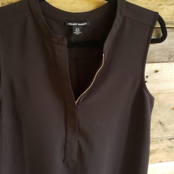 Hilary Radley Sm black zipper top - Picture 4 of 4
